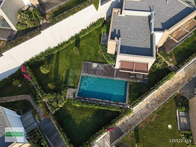 BODRUM YALIKAVAK GERİŞ MEVKİNDE DENİZ MANZARALI MODERN VİLLA - Görsel 25
