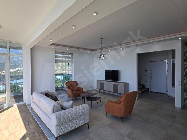 ALANYA KARGICAK MAHALLESİ FULL DENİZ MANZARALI KİRALIK 3+1 DAİRE - Görsel 12