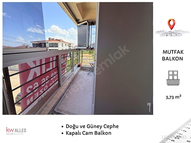ALLESten 71 EVLERde 2+1 ARA KAT BALKONLU TARİH BLV ARKASI DAİRE - Görsel 15