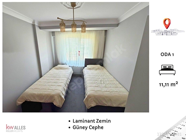 ALLESten 71 EVLERde 2+1 ARA KAT BALKONLU TARİH BLV ARKASI DAİRE - Görsel 21