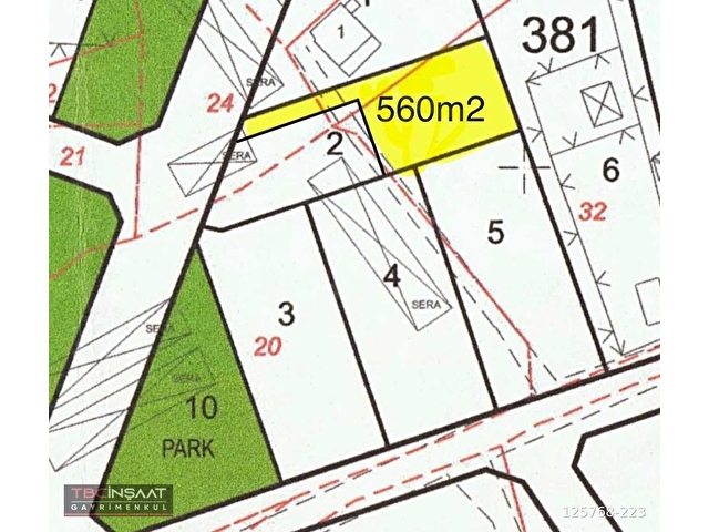 TBC Gayrimenkul | Gebze Kadıllıda 823m² Satılık Arsa - Görsel 2