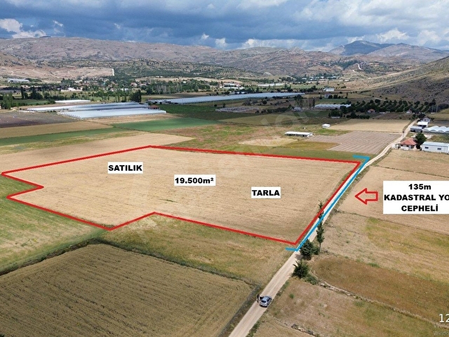 VİP GAYRİMENKULden ÇOBANİSA MAH. 19.500M² YOL CEPHELİ TARLA - Görsel 6