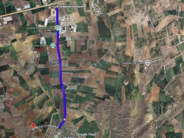 KENTAŞTAN TEMELLİ OLUKPINAR MAHALLESİNDE SATILIK 330M2 ARSA - Görsel 13