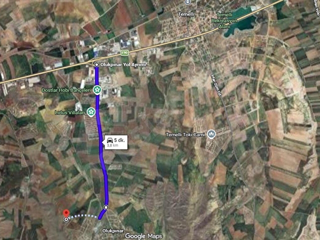 KENTAŞTAN TEMELLİ OLUKPINAR MAHALLESİNDE SATILIK 330M2 ARSA - Görsel 12