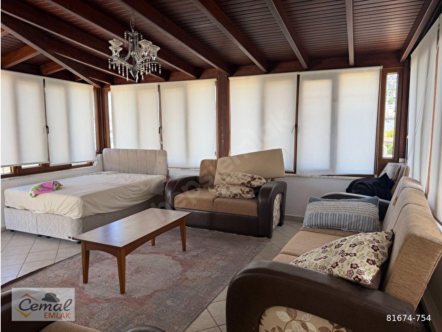 Cemal Emlaktan Bodrum Turgutreis Karabağ Altında Full Eşyalı Kiralık Müstakil Tripleks Villa - Görsel 23