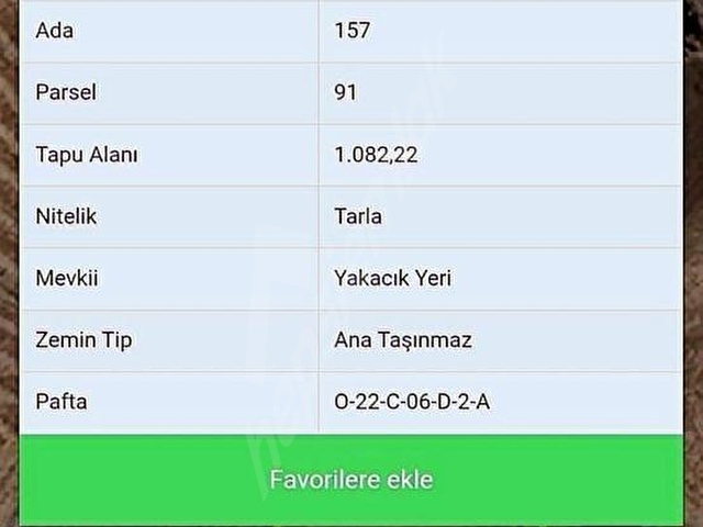 SEDİRDEN FETHİYE YAKACIK MH. SATILIK TARLA - Görsel 17