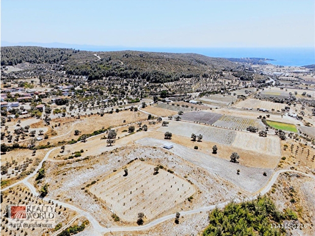 Urla Demircili Deniz ve Doğa İçinde Suyu Olan Yol Cepheli Tarla - Görsel 7