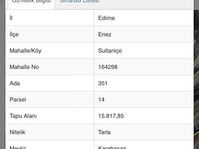 Edirne enez sultaniçede 15.817m2 resmi yola cephe115metre dir.satılık tarla  araç daire takası olur. - Görsel 4