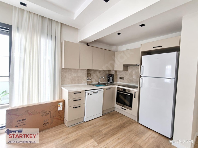 Çiğli Ataşehir 1+1 Sıfır Eşyalı Kiralık Daire - Görsel 13