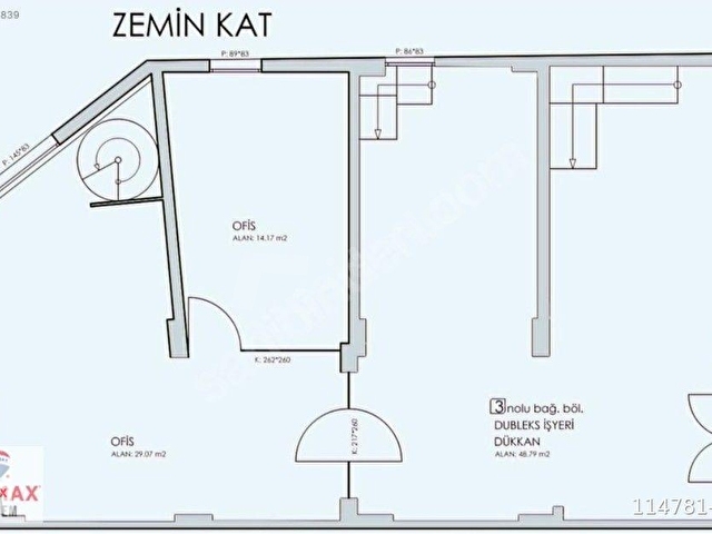 Marmaris Tepe Mahallesi Sevgi Yolu üzeri Büro&ofis 170 m2 - Görsel 8
