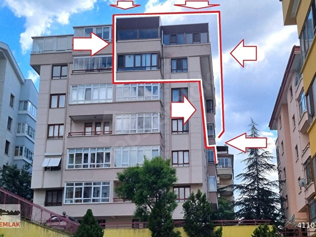 ÇANKAYA SANCAKTA FUL+FUL YAPILI SATILIK 2 TERASLI 4+1 DUBLEKS - Görsel 3