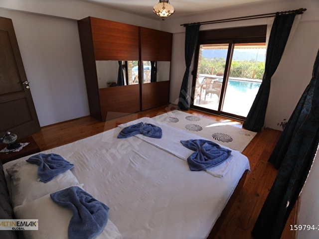 Dalyanda Göl Manzaralı Özel Havuzlu 4+1 Geniş Müstakil Villa - Görsel 21