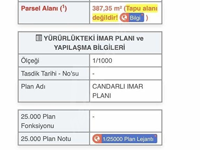 BIMEYKO DA 387m2 VİLLA İMARLI KUPON ARSA - Görsel 4