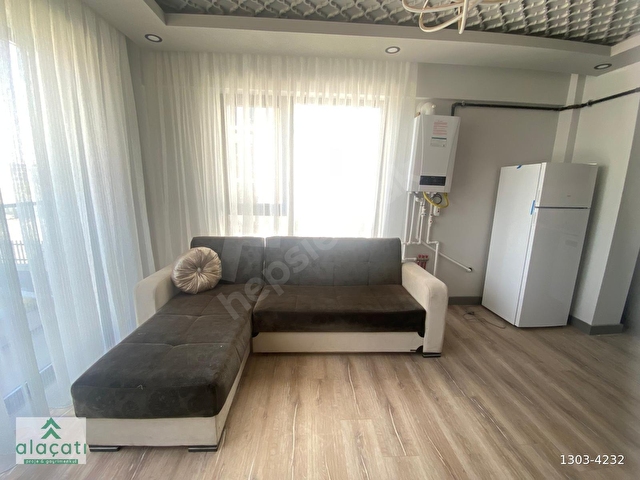 ALAÇATIDAN İNCEKTE BULVAR YAKINI EŞYALI 1+1 KİRALIK DAİRE - Görsel 6