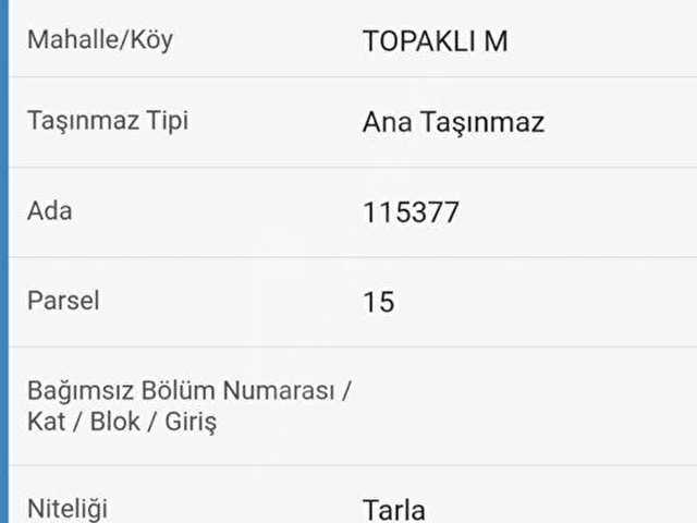 Gölbaşı Topaklı Mahallesi Tek Tapu Tarla - Görsel 2