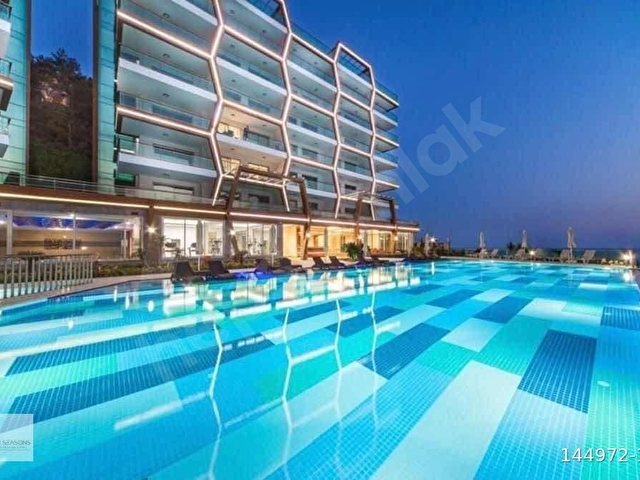Alanya Kargıcakta Satılık Panoramik Deniz Manzaralı 1+1 Daire - Görsel 23