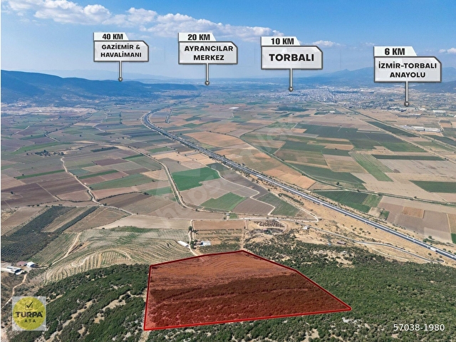 İzmir Torbalı Ahmetli Mahallesinde Satılık 117 Dönüm Arazi - Görsel 4