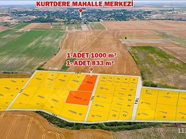 SARAY KURTDERE KÖY MERKEZİNE YAKIN 1.250 M2 MUAFAKATNEMELİ TARLA - Görsel 17
