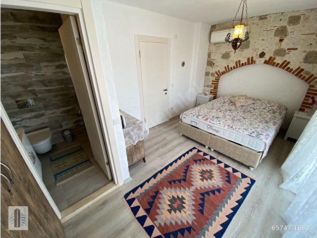 (A1653) Özel Havuz, Denize Yürüme Mesafesi, Müstakil Taş Villa. - Görsel 20