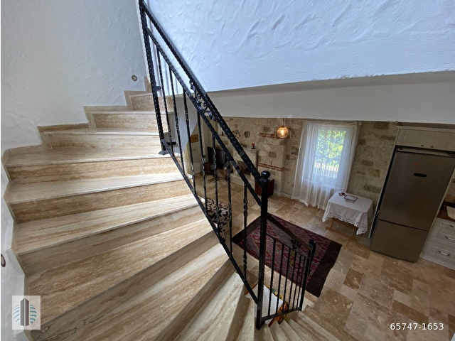 (A1653) Özel Havuz, Denize Yürüme Mesafesi, Müstakil Taş Villa. - Görsel 15