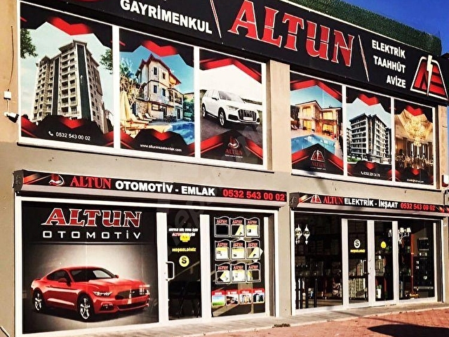 ALTUN EMLAK İNŞAAT.TA KACIRILMAYACAK FIRSAT DÜKKAN 3 KAT 375M2