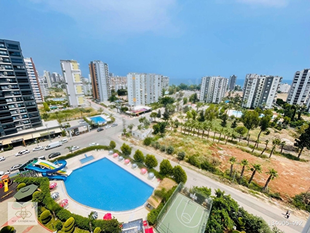 AQUAPARKLI PRESTİJLİ SİTEDE MUHTEŞEM DENİZ MANZARALI FERAH 3+1