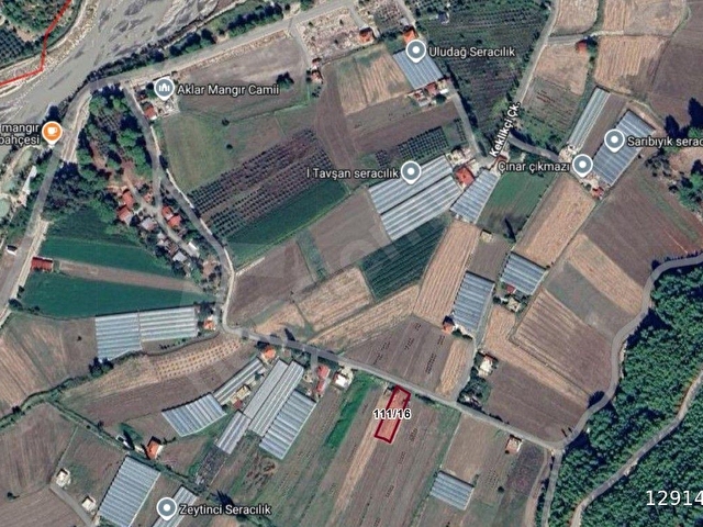 KAŞ AKLARDA 990M2. TARLA İÇİ ELEKTRİK SU MEVCUT MÜSTAKİL YAPI - Görsel 9