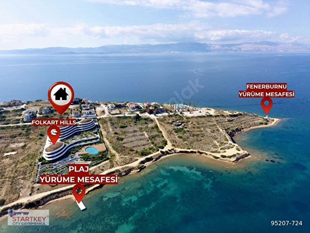 Çeşme Fenerburnunda Satılık Villa İmarlı Arsa - Görsel 3