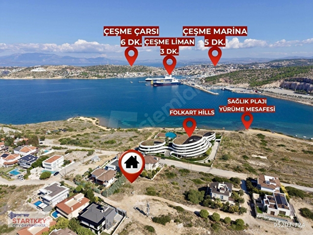 Çeşme Fenerburnunda Satılık Villa İmarlı Arsa - Görsel 2