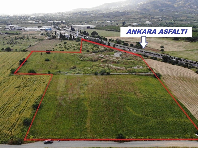 ANKARA ASFALTINA CEPHELİ GIDA ÇARŞISI KARŞISI SATILIK TARLA - Görsel 8