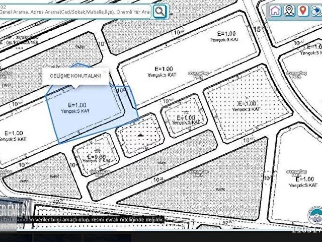 Şehir Hastanesi Yakını 5 Kat İmar Konut Arsası 6100m² - Görsel 3