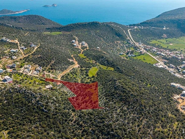 TÜRK RİVİERASI KAŞTA DENİZ MANZARALI SATILIK PARSELLER - Görsel 8