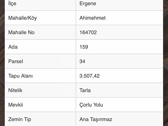 AHİMEHMETDE KÖYE YAKIN YOLA CEPHE 412 M2 SATILIK TARLA - Görsel 5