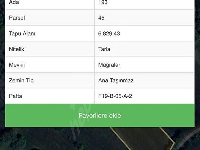 ATABEY GAYRİMENKULDEN TEKİRDAĞ SARAYDA SATILIK TARLA - Görsel 2