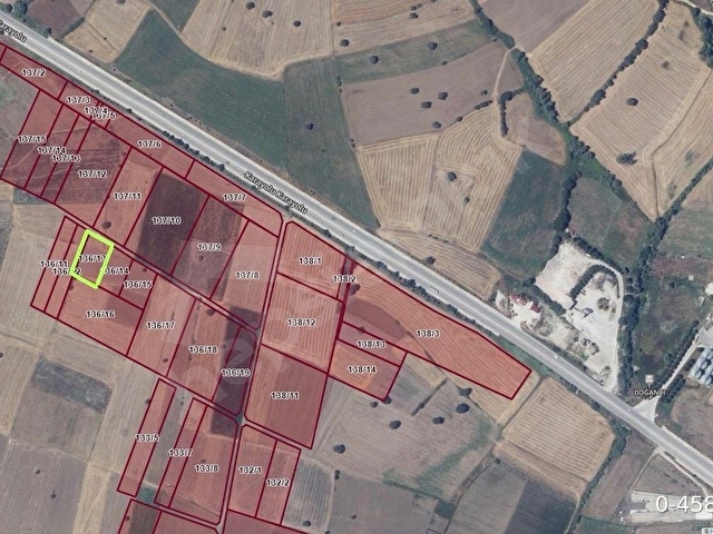 BİGA DOĞANCIDA ÇANAKKALE ANA YOLUNA 160 MT YÜKSEK KONUMLU