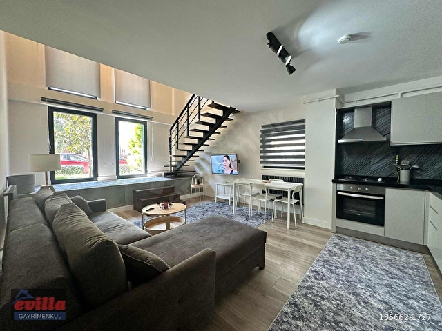 ATAKUM ÖMÜREVLERİ SAHİLDE KİRALIK LOFT EŞYALI 1+1 DAİRE