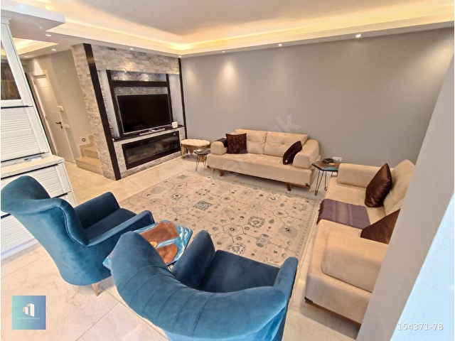 SKYDAN HAVUZLU VE GÜVENLİKLİ SİTEDE KİRALIK LÜKS 4+1 DAİRE