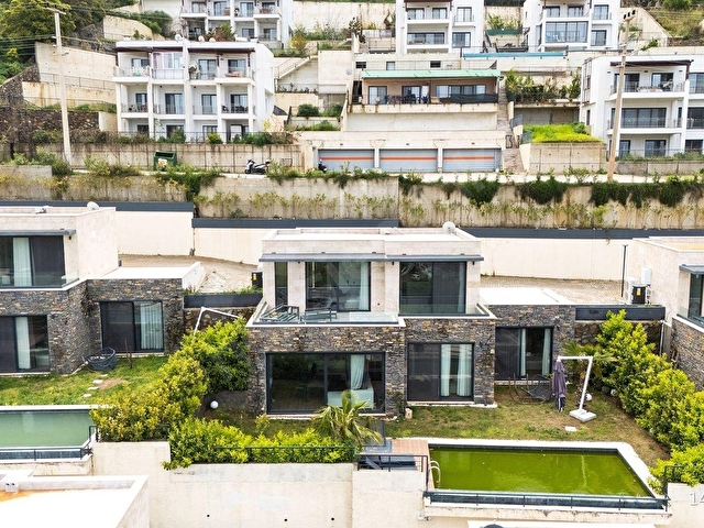 Yalıkavak Geriş Projeden Kat Mülkiyetli Denize Hakim 4+1 Villa - Görsel 10