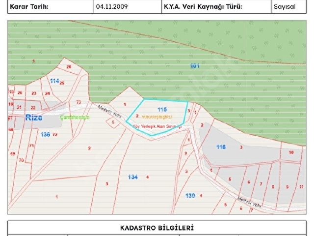 Sahibinden Rize Çamlıhemşin/Yukarışimşirli köyünde 2.037	metre kare tek tapu satılık arsa - Görsel 10