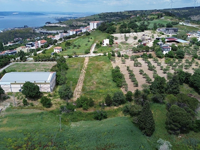 Çanakkale İntepe(Erenköy) 626 m2 Boğaz Manzaralı İmarlı Arsa - Görsel 24