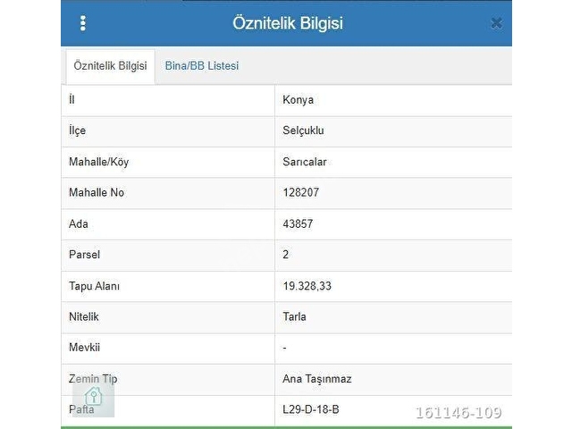 SELÇUKLU SARICALAR SATILIK TARLA HİSSESİ | 966 M² | İMARA EN YAKIN BÖLGE