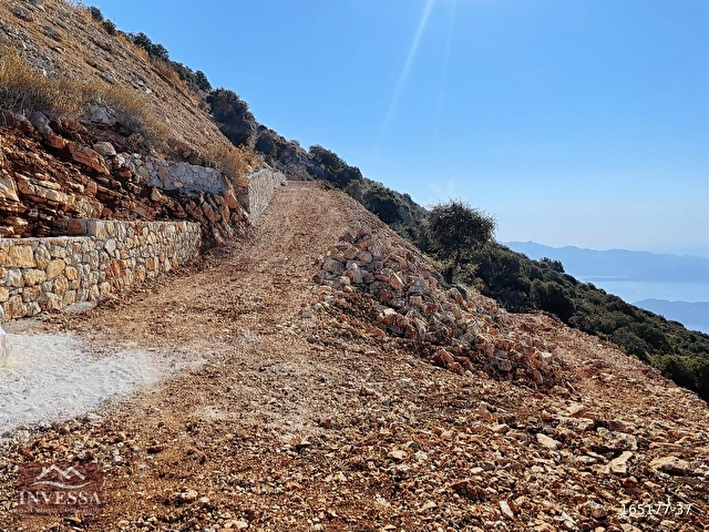 KAŞ GÖKÇEÖRENDE EŞSİZ DENİZ MANZARALI TEK TAPU SATILIK TARLA - Görsel 11
