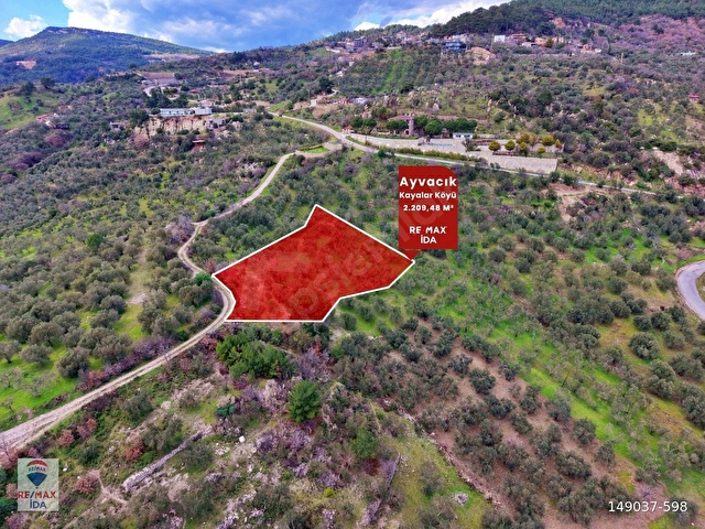 Çanakkale Ayvacık Kayalar Deniz Manzaralı Satılık Zeytinlik - Görsel 5