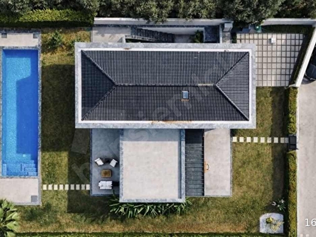 Ilıca Mamurbaba Kiralık 5+2 Havuzlu Lüks Villa Salih Derli - Görsel 29