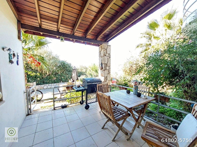 Bodrum Konacık Cirkan Havuzlu Sitede Satılık Bahçeli İkiz Villa