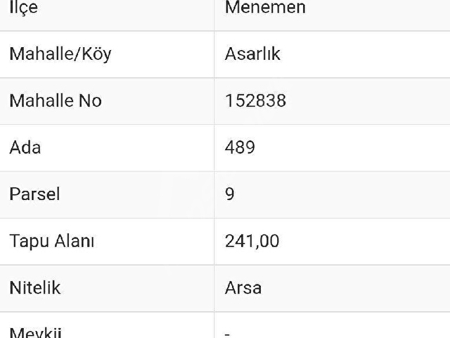 imar değişikliği Satılık arsa Menemen de satılık arsa 64 m2 TOKİ bitişiği - Görsel 4