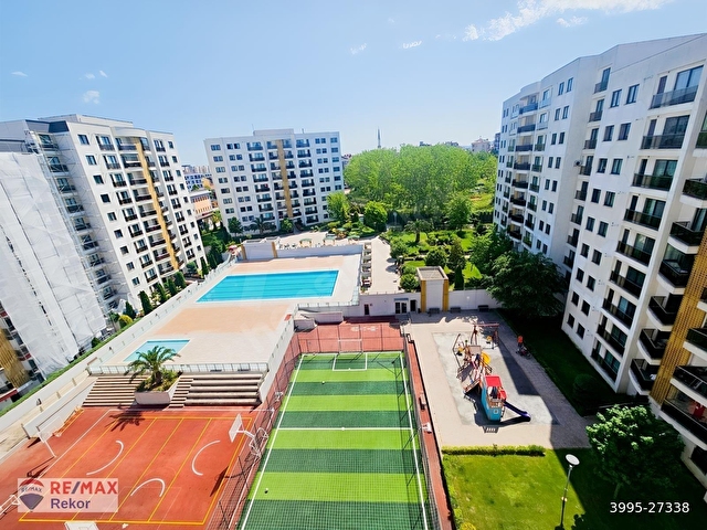 Sancaktepe Dore Life sitesinde 1+1 havuz cephe kiralık daire.. - Görsel 3