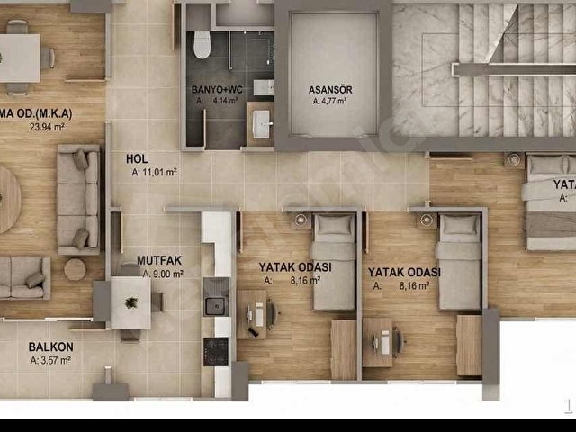 KURTKÖYÜN YÜKSELEN DEĞERİ TERRACE TİME (IŞILPARK) SATILIK 3+1 - Görsel 18