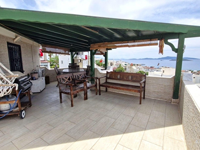Bodrum Turgutreiste Deniz Manzaralı Havuzlu Sitede Satılık Villa - Görsel 8