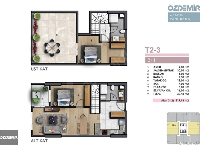 AKÇAY ALTINKUMDA YÜKSEK KREDİ İMKANI İLE 2+1 DUBLEKS FIRSATI - Görsel 18